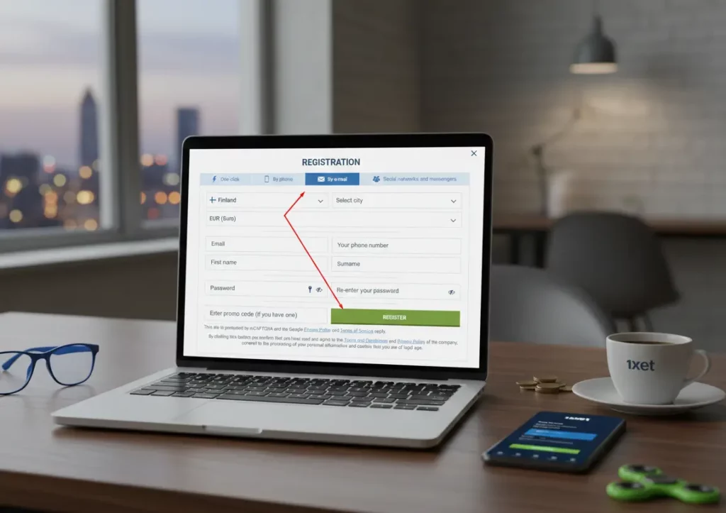 1xbet login page connexion compte